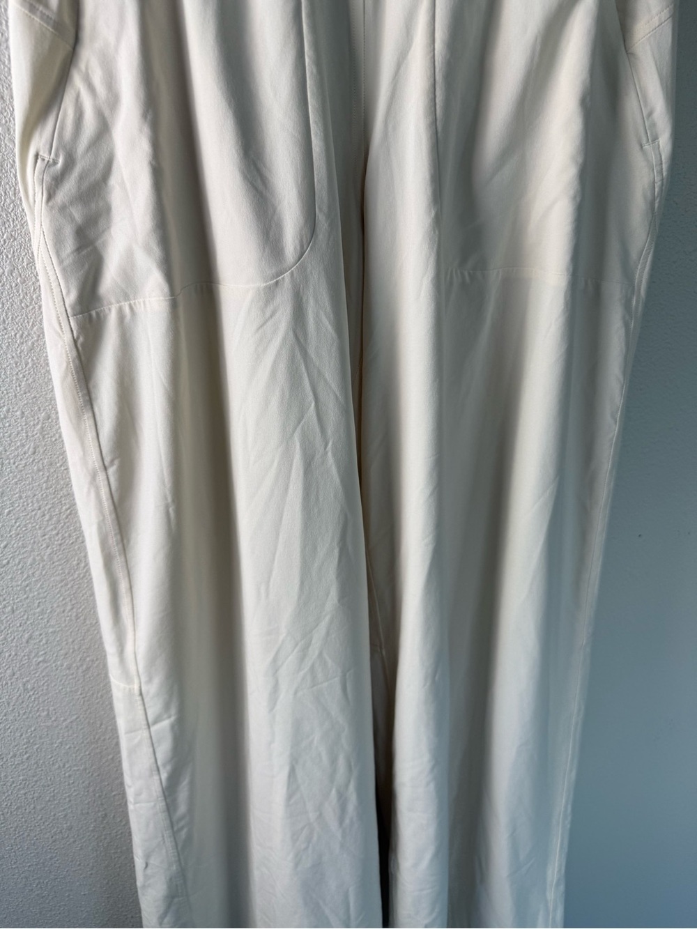 Lululemon Swift Wide-Leg Mid-Rise Pant Full Length Cream Casual Women’s Size 4 - Picture 5 of 13